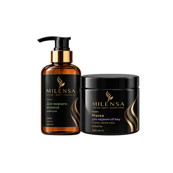 Набір &laquo;Об&rsquo;єм і свіжість&raquo; Volume & Freshness Set Шампунь для жирного волосся + маска для надання об&rsquo;єму ML005 фото