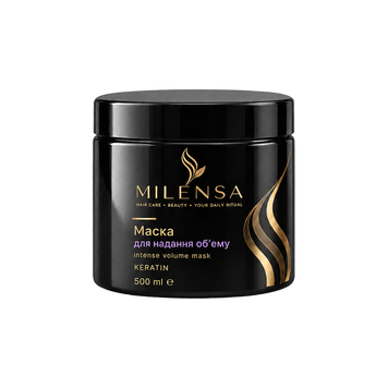 Маска для надання об&rsquo;єму Intense Volume Mask Keratin 500 ml ML06 фото